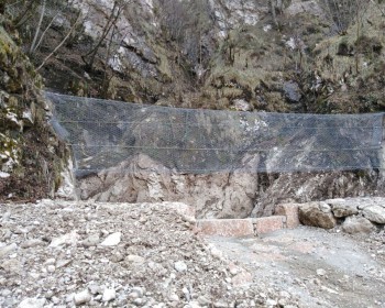 Opere di mitigazione del dissesto idrogeologico in località Scalon nel Comune di Quero Vas
